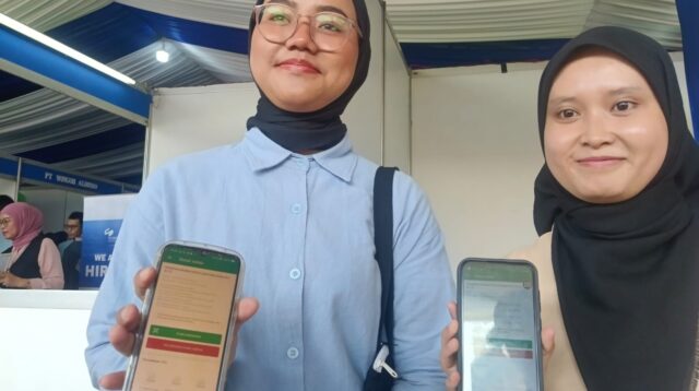 Pencaker Puji Kemudahan Aplikasi di Job Fair Kota Tangerang