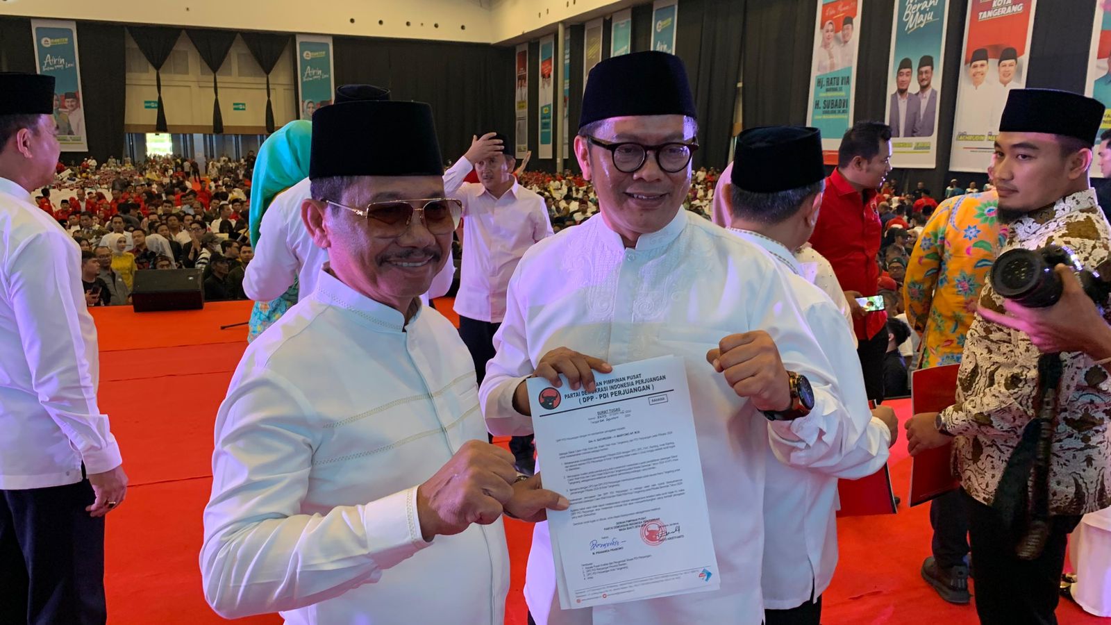 Dukungan PDI Perjuangan Perkuat Langkah Sachrudin-Maryono Menuju Pilkada Tangerang