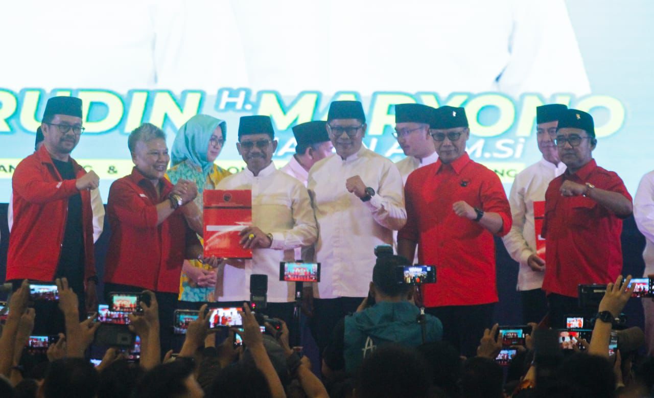 Dukungan PDI Perjuangan Perkuat Langkah Sachrudin-Maryono Menuju Pilkada Tangerang