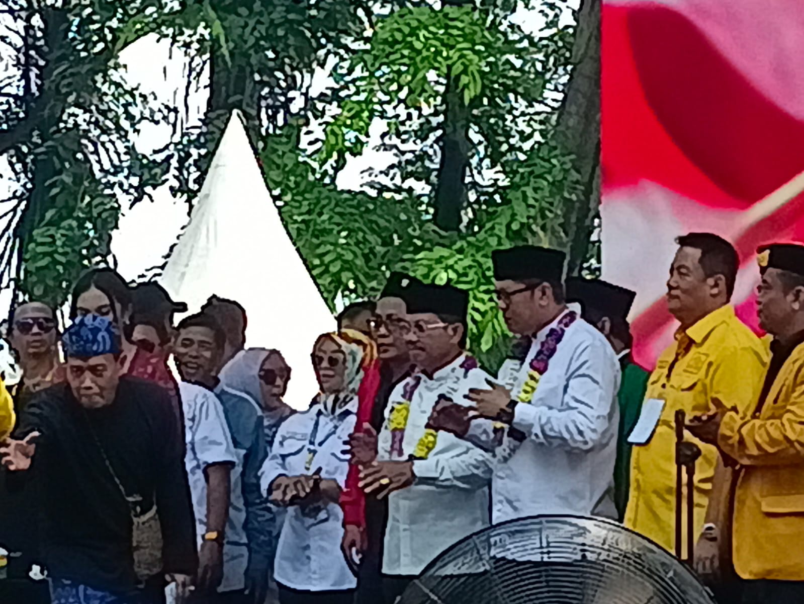 Sachrudin dan Maryono Deklarasikan Pencalonan di Stadion Benteng Reborn, Ribuan Pendukung Memadati Lokasi