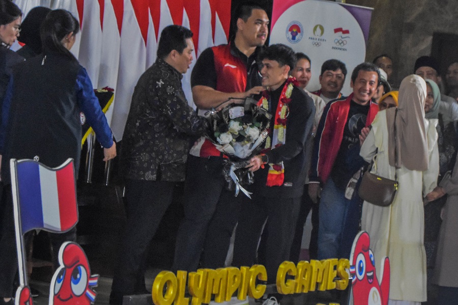 kedatangan atlet-Olimpiade 2024 (2)