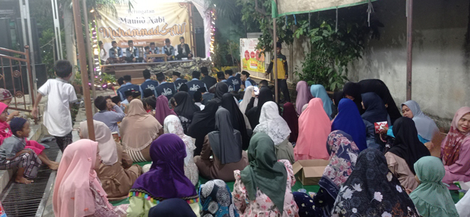 Perayaan Maulid Nabi di Musala Miftahul Jannah Berlangsung Sederhana dan Meriah