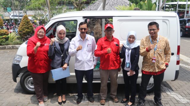 Dukung Operasional, PMI Tangsel Dapat Bantuan Mobil dari Bank BJB