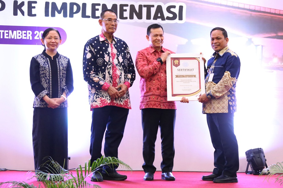 Penghargaan Adinkes untuk Pemkot Tangerang atas Upaya Pencegahan ATM