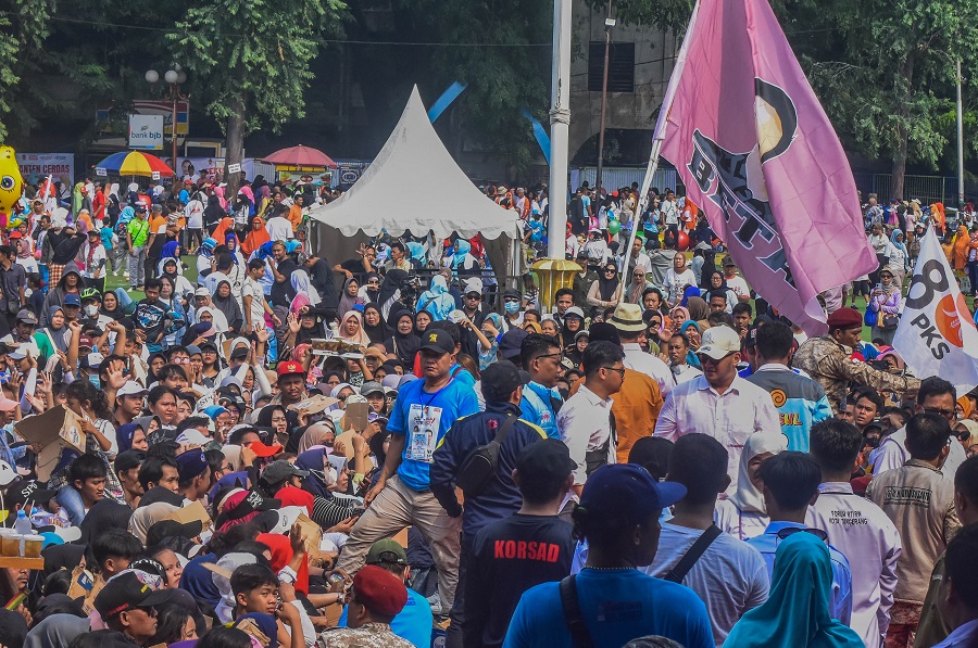 Senam Sehat Andara Soni di kota Tangerang (1)