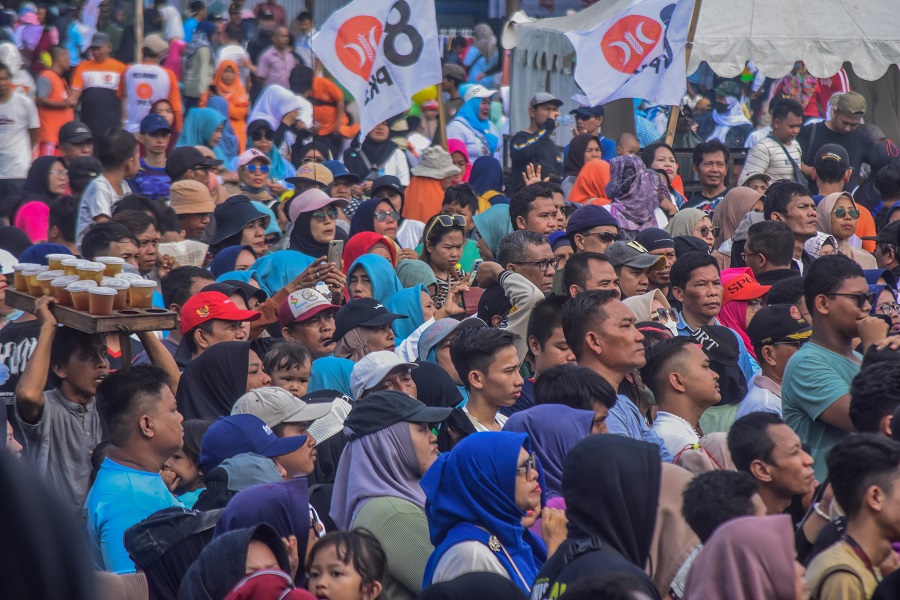 Senam Sehat Andara Soni di kota Tangerang (2)