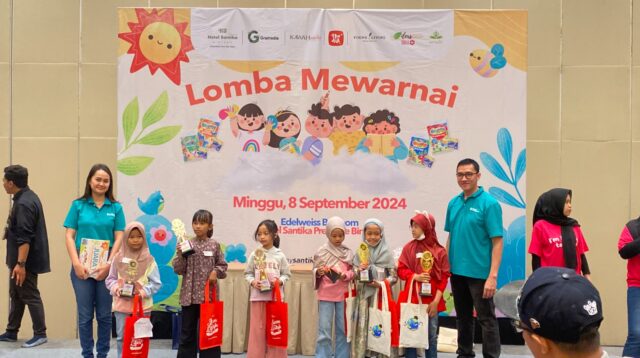 Hotel Santika dan Gramedia Gelar Lomba Mewarnai Anak untuk Hari Literasi Dunia