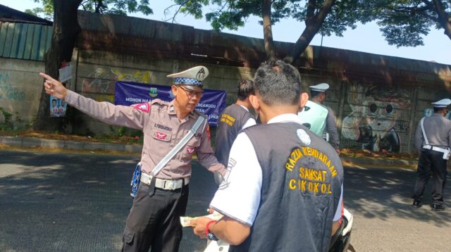 Samsat Cikokol Gelar Razia Pajak Kendaraan di Tiga Lokasi