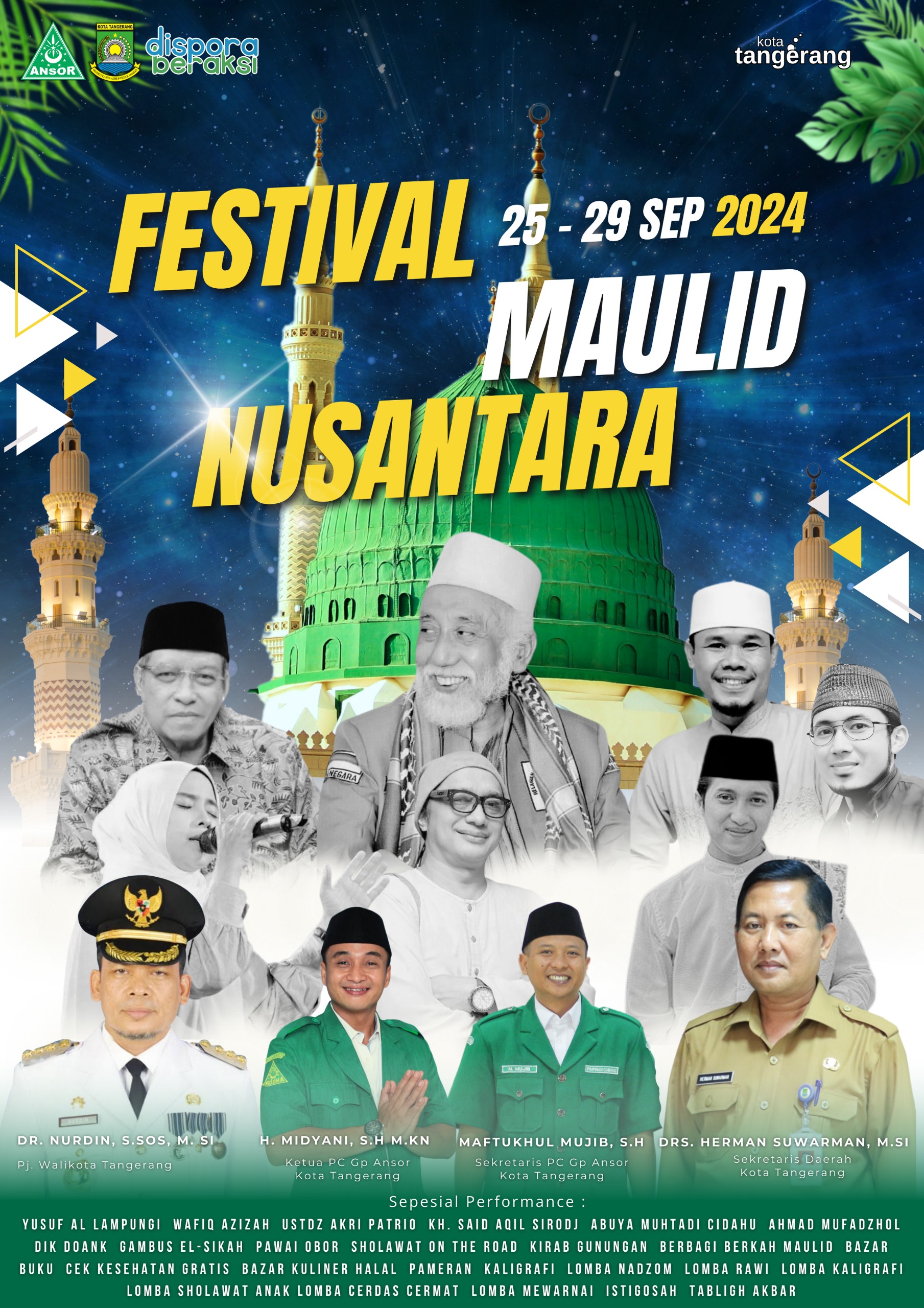 Festival Maulid Nusantara, GP Ansor Kota Tangerang Sajikan Ragam Lomba hingga Bazar Kuliner