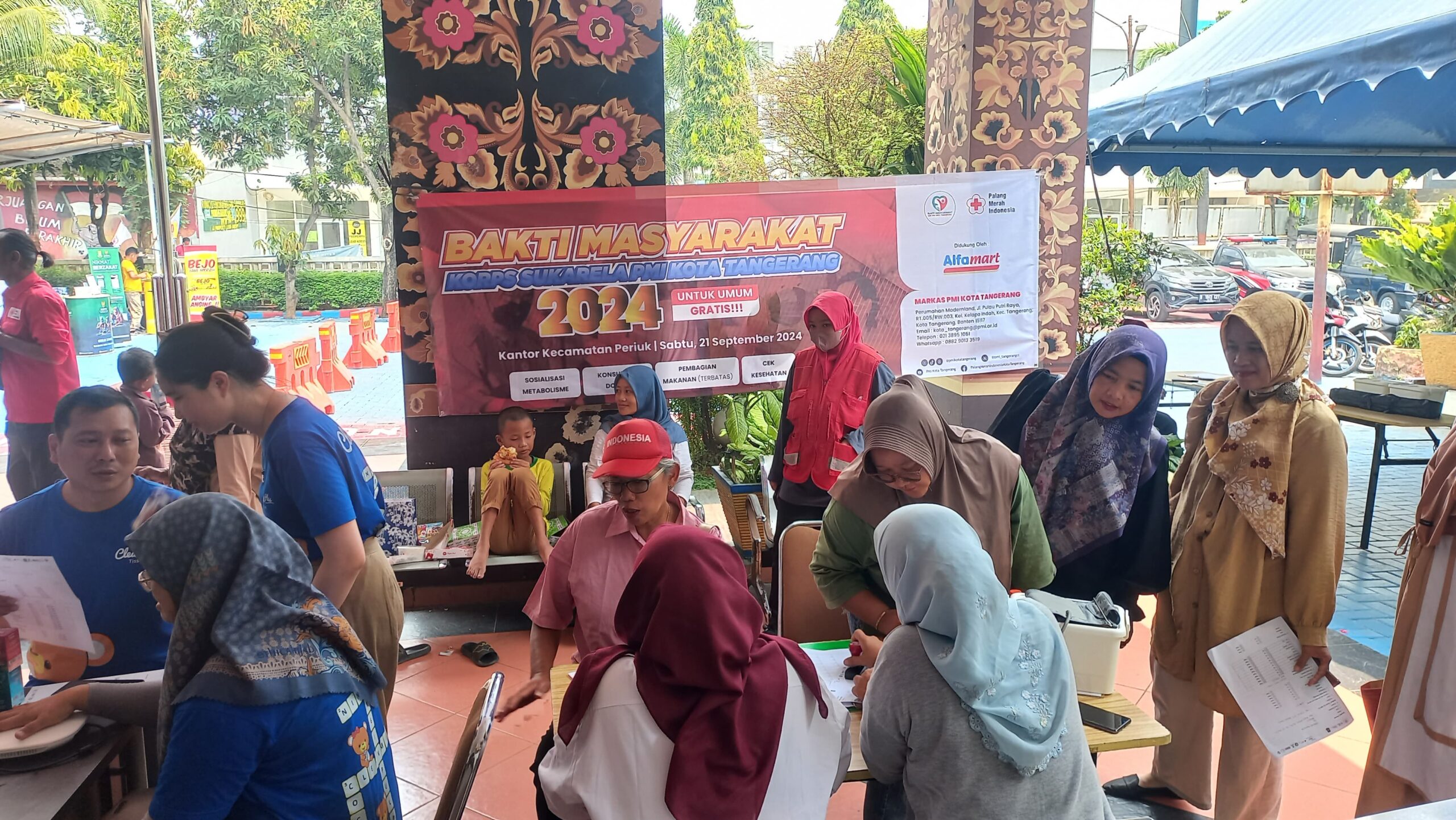 PMI Tangerang Gelar Bakti Masyarakat HUT ke-79