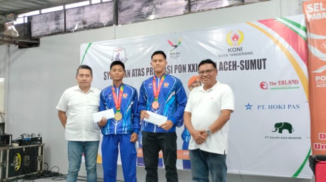 Raih Emas dan Perunggu di PON, Muay Thai Kota Tangerang Gelar Syukuran