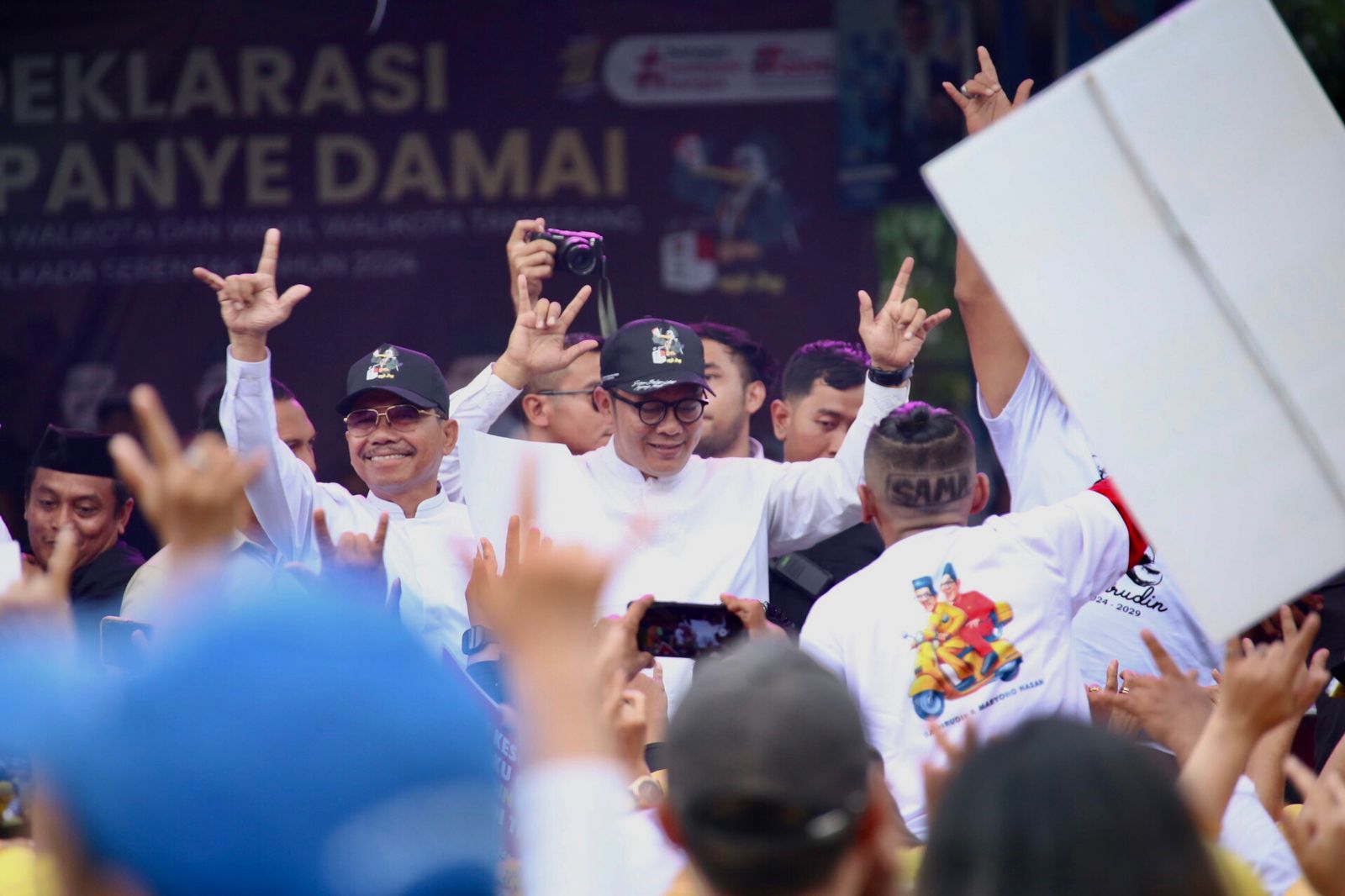 Sachrudin-Maryono Ikuti Deklarasi Kampanye Damai Pilkada 2024