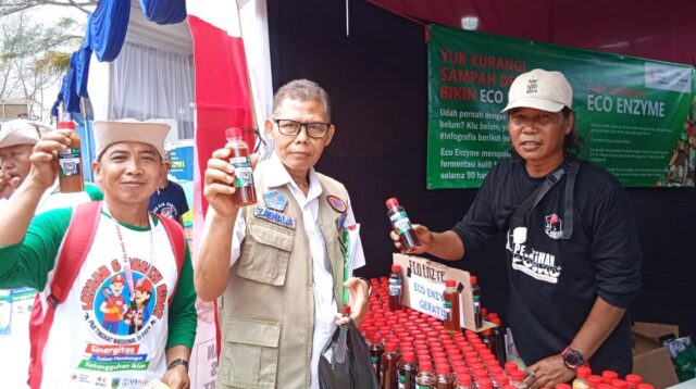 PMI Kota Tangerang Kenalkan Eco Enzyme di Latihan Gabungan Sibat 2024