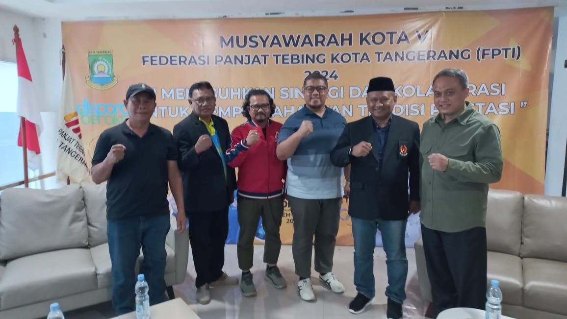 Sah! Fredyanto Ketua FPTI Kota Tangerang 2024-2028