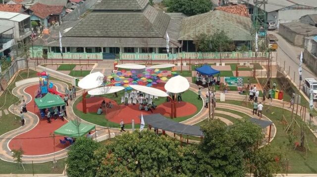 Taman Kedaung Hadir di Bekas Permukiman Kumuh, Jadi Ruang Publik Edukatif