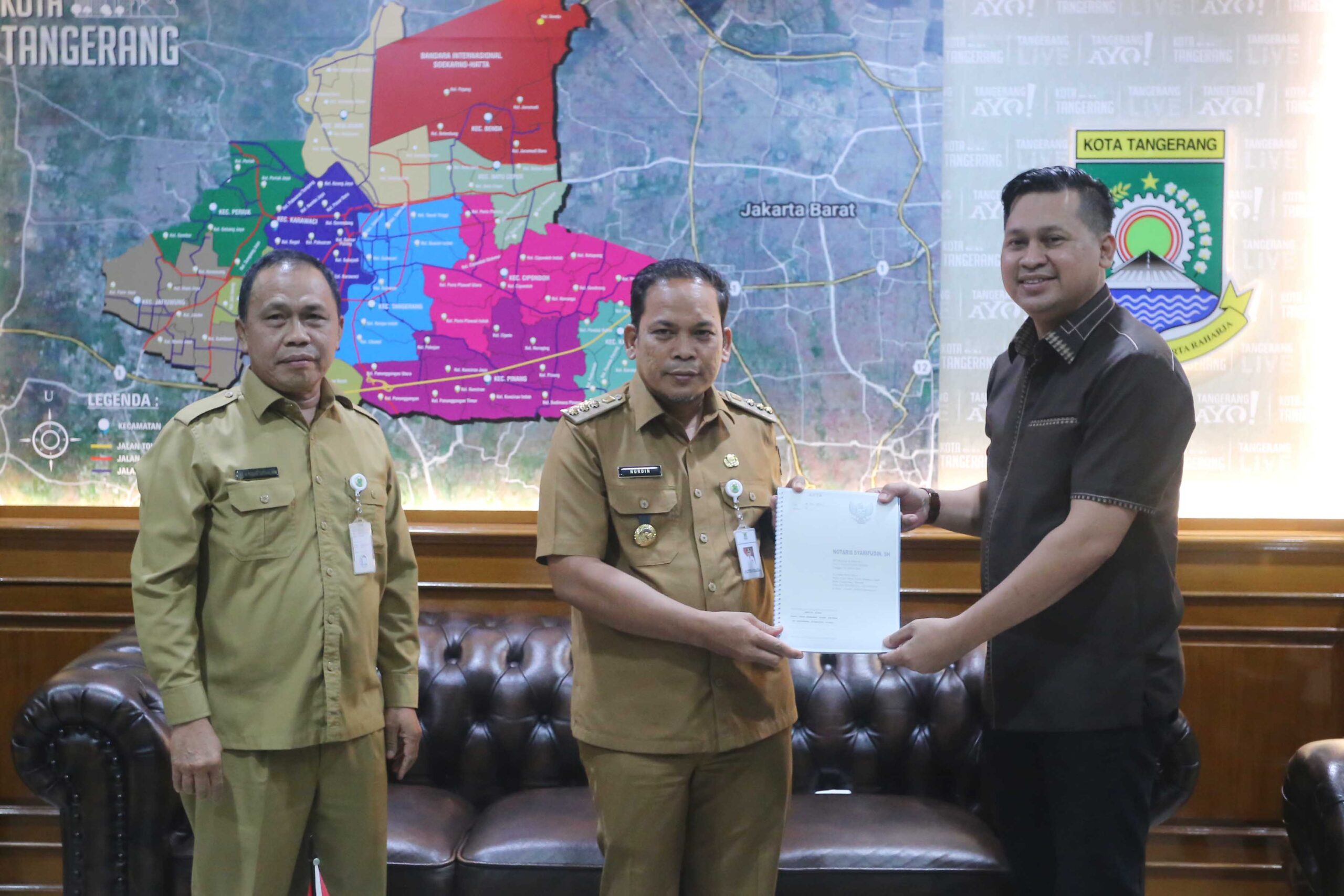 PT TNG Serahkan Dividen 2023 Rp 340 Juta ke Pemkot Tangerang