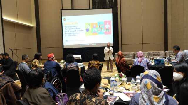 TNP2K selenggrakan kegiatan Diseminasi Hasil Kajian Kecukupan Paket Manfaat Jaminan Kesehatan Nasional bagi Peserta Penyandang Disabilitas.