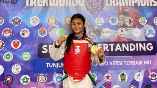 Rahajeng Ramadhani Raih Emas di Hobbyland Taekwondo Tangcity Cup 3