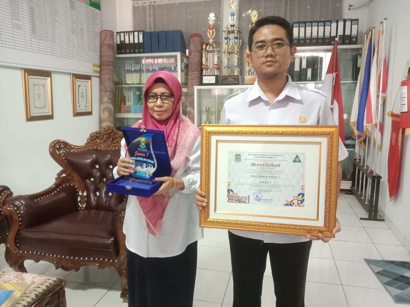 SDN Gebang Raya 1 Raih Juara Pertama Sekolah Sehat tingkat Kota Tangerang