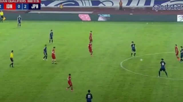 Timnas Indonesia vs Jepang, Babak Pertama 2-0 Garuda Tertinggal