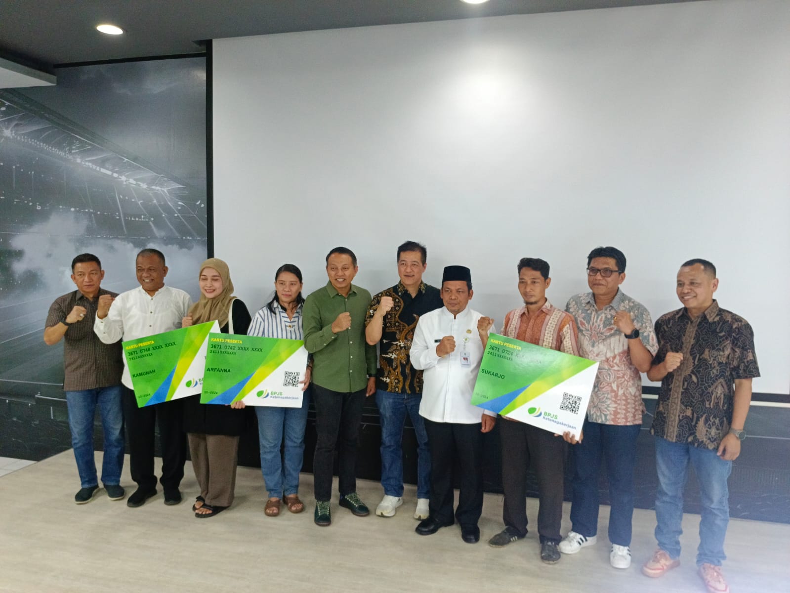 PT Panarub Industry dan BPJS Ketenagakerjaan Lindungi 148 Pedagang Sektor Informal di Tangerang