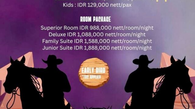 Golden Tulip Essential Tangerang Menggelar "Wild West New Year's Eve Party 2025" di Malam Tahun Baru