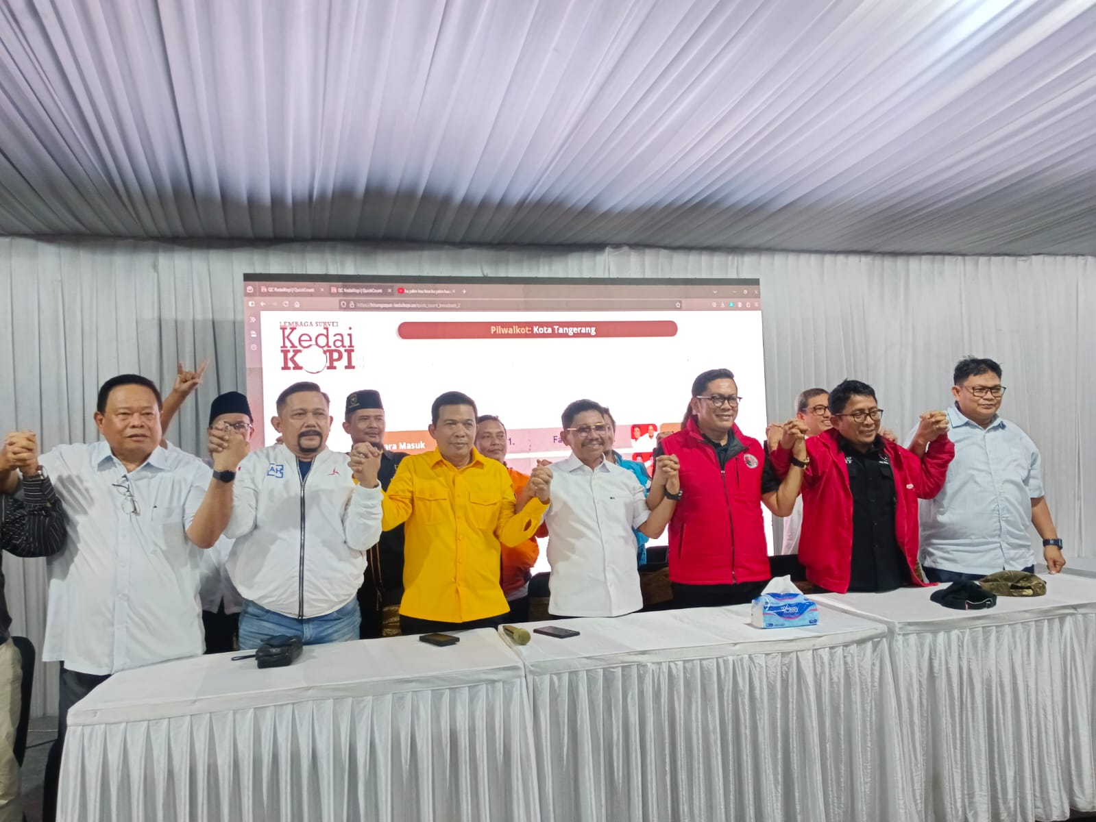 Sachrudin - Maryono Unggul Hitung Cepat, 50,85 persen Tinggalkan Jauh Faldo - Fadlin