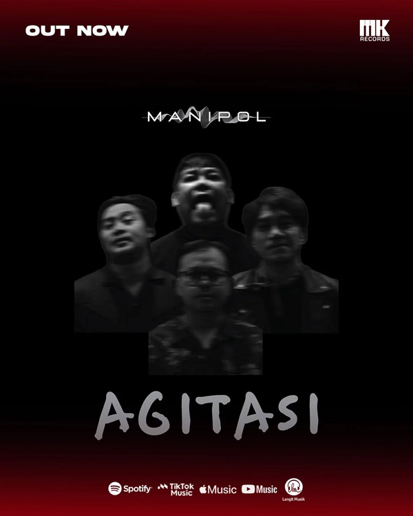 MANIPOL, Band Rock Alternatif Rilis Single Kedua "Agitasi"