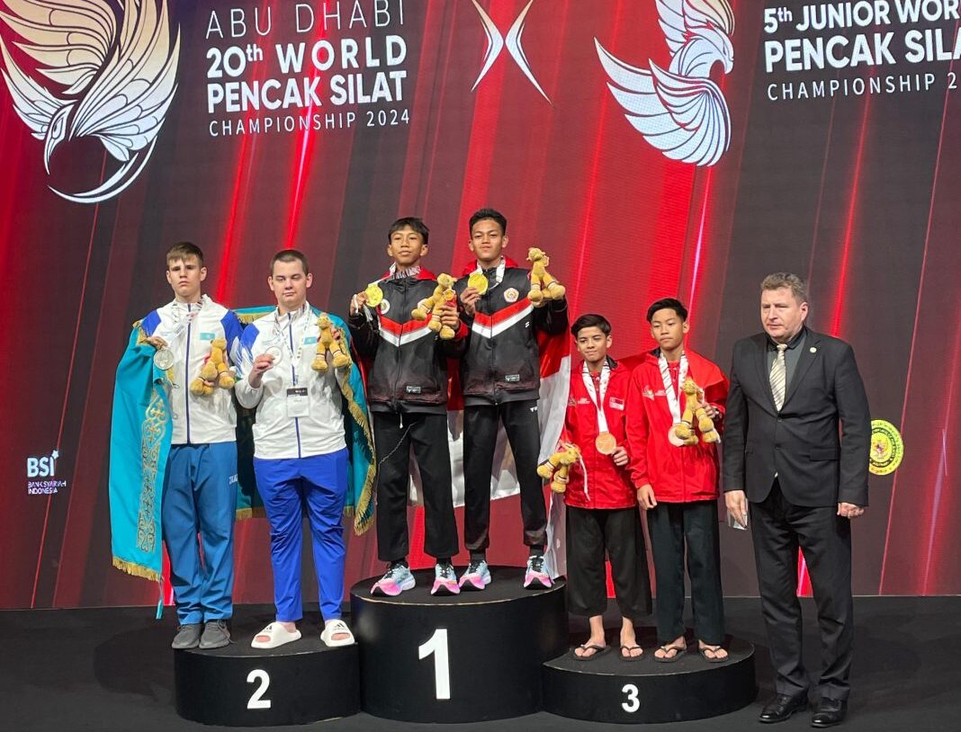Kalahkan Kazakhstan, Dua Pesilat Remaja Tangerang Harumkan Nama Indonesia di Abu Dhabi! Kalahkan Kazakhstan, Dua Pesilat Remaja Tangerang Harumkan Nama Indonesia di Abu Dhabi!