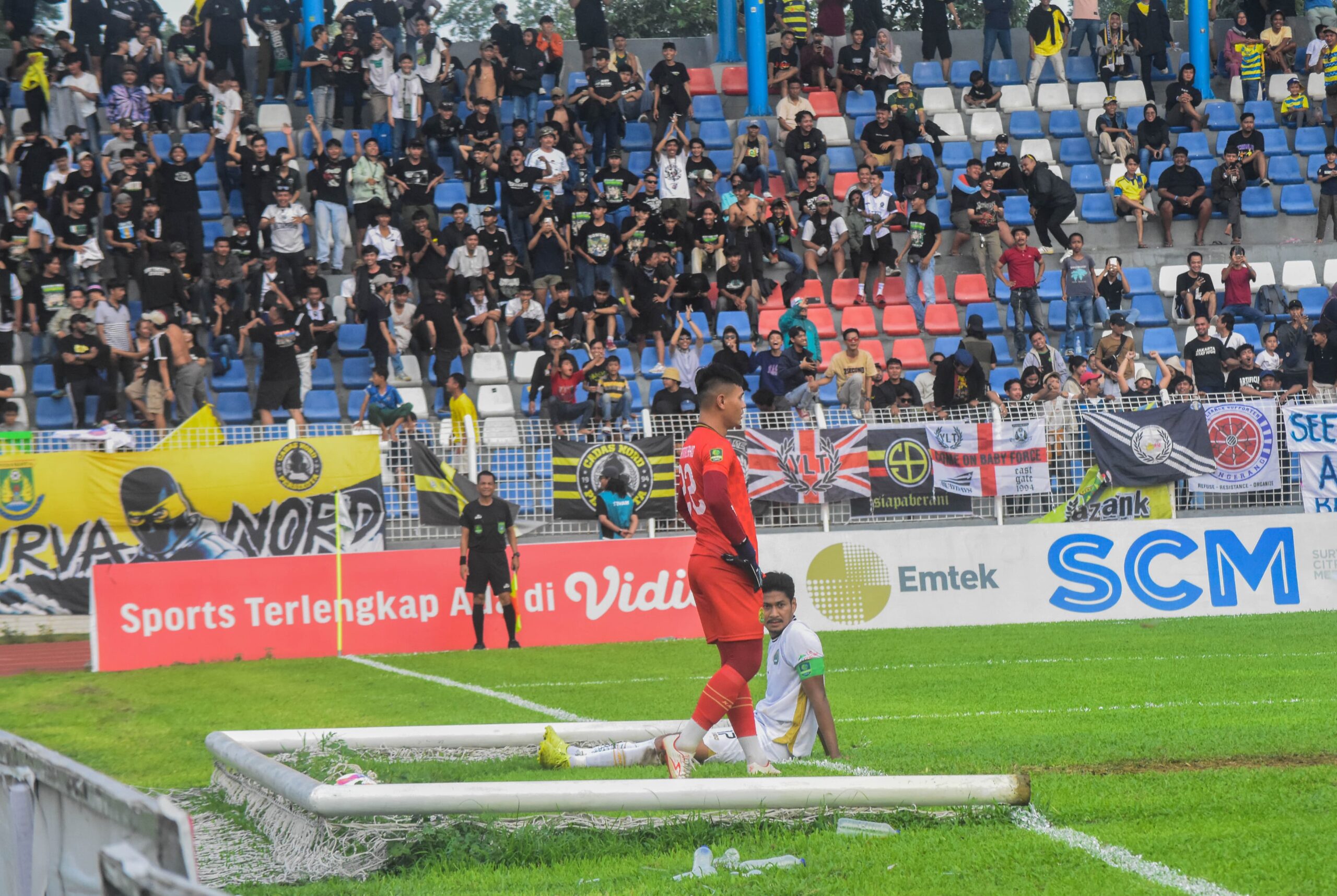 Tiang Gawang Patah, Laga Persikota vs Persikabo Terhenti