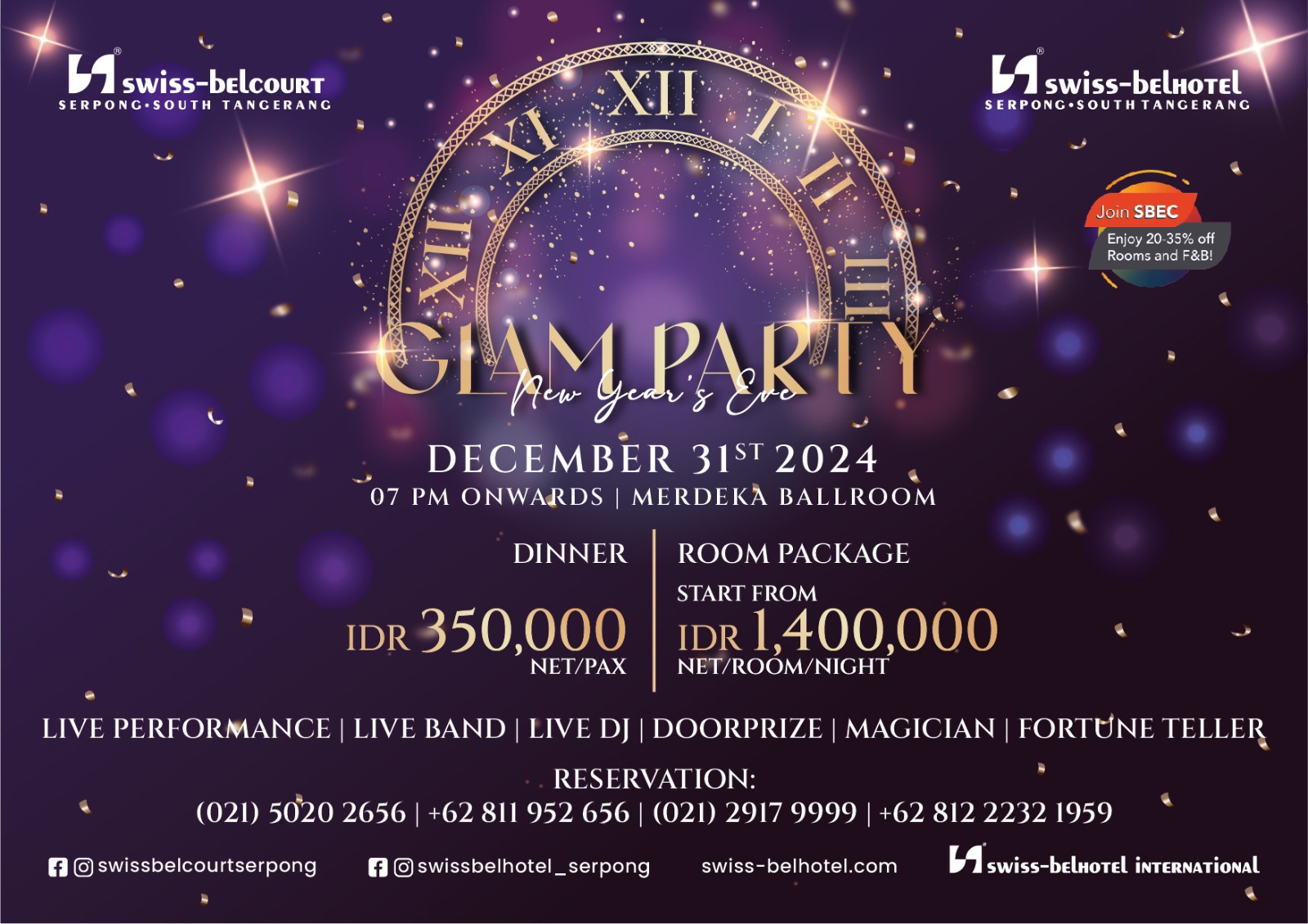 Swiss-Belhotel Serpong dan Swiss-Belcourt Serpong