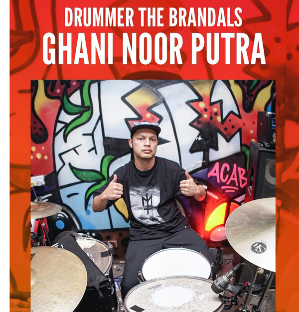 The Brandals Umumkan Drummer Baru Ghani Noor Putra Pasca Audisi Panjang