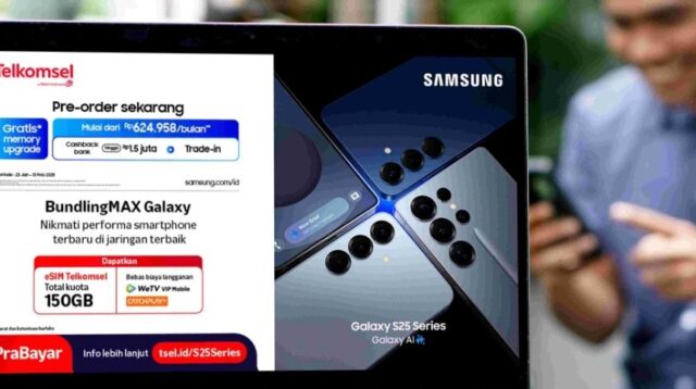 Telkomsel Luncurkan Paket BundlingMAX Samsung Galaxy S25 dengan Paket Data 150 GB