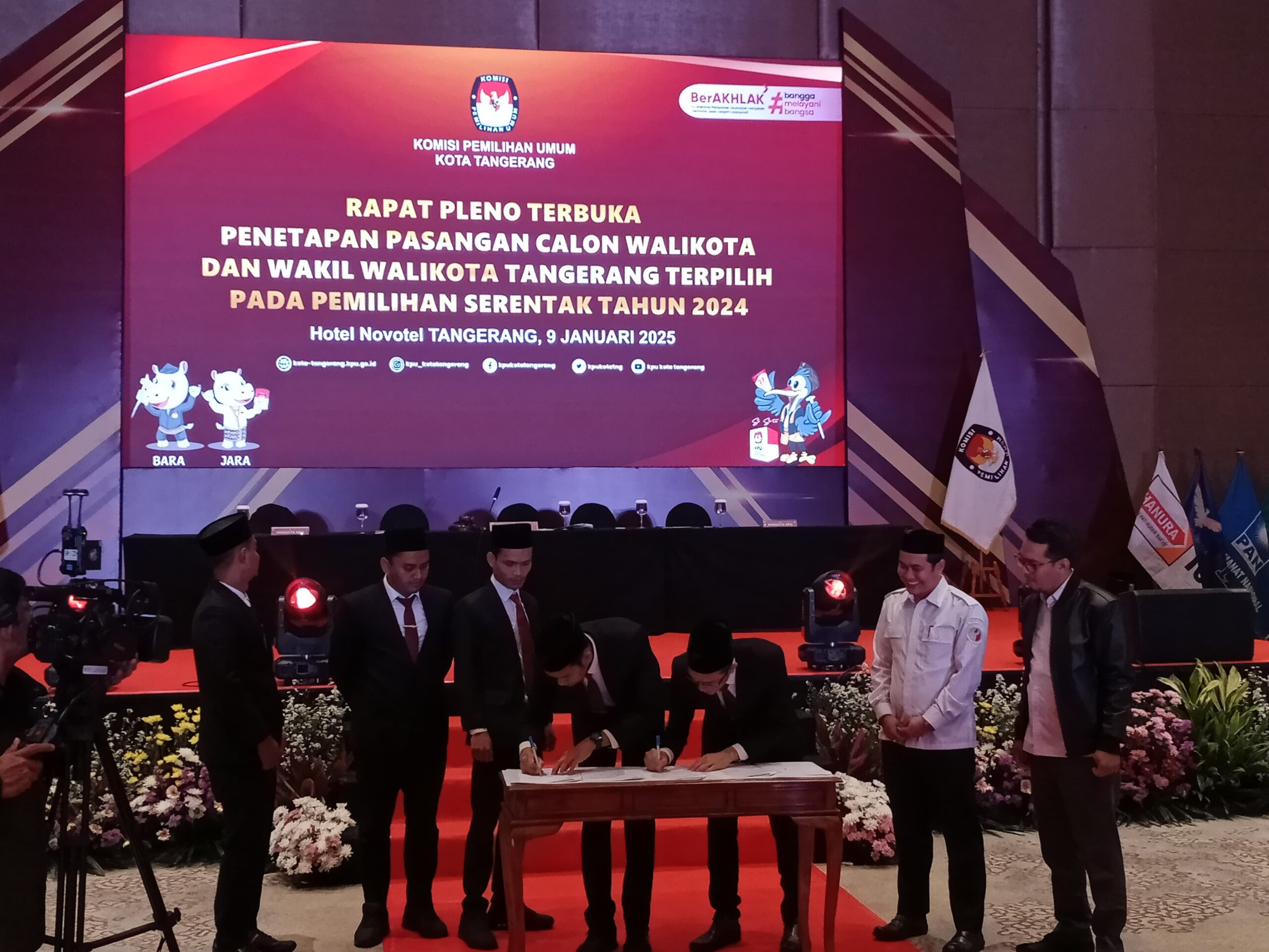 KPU Kota Tangerang Tetapkan Sachrudin-Maryono Sebagai Wali Kota dan Wakil Wali Kota Tangerang Terpilih