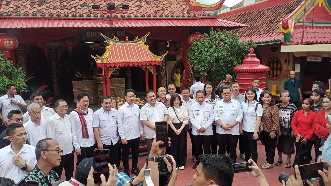 Wapres Gibran Kunjungi Klenteng Boen Tek Bio Jelang Imlek 2576/2025