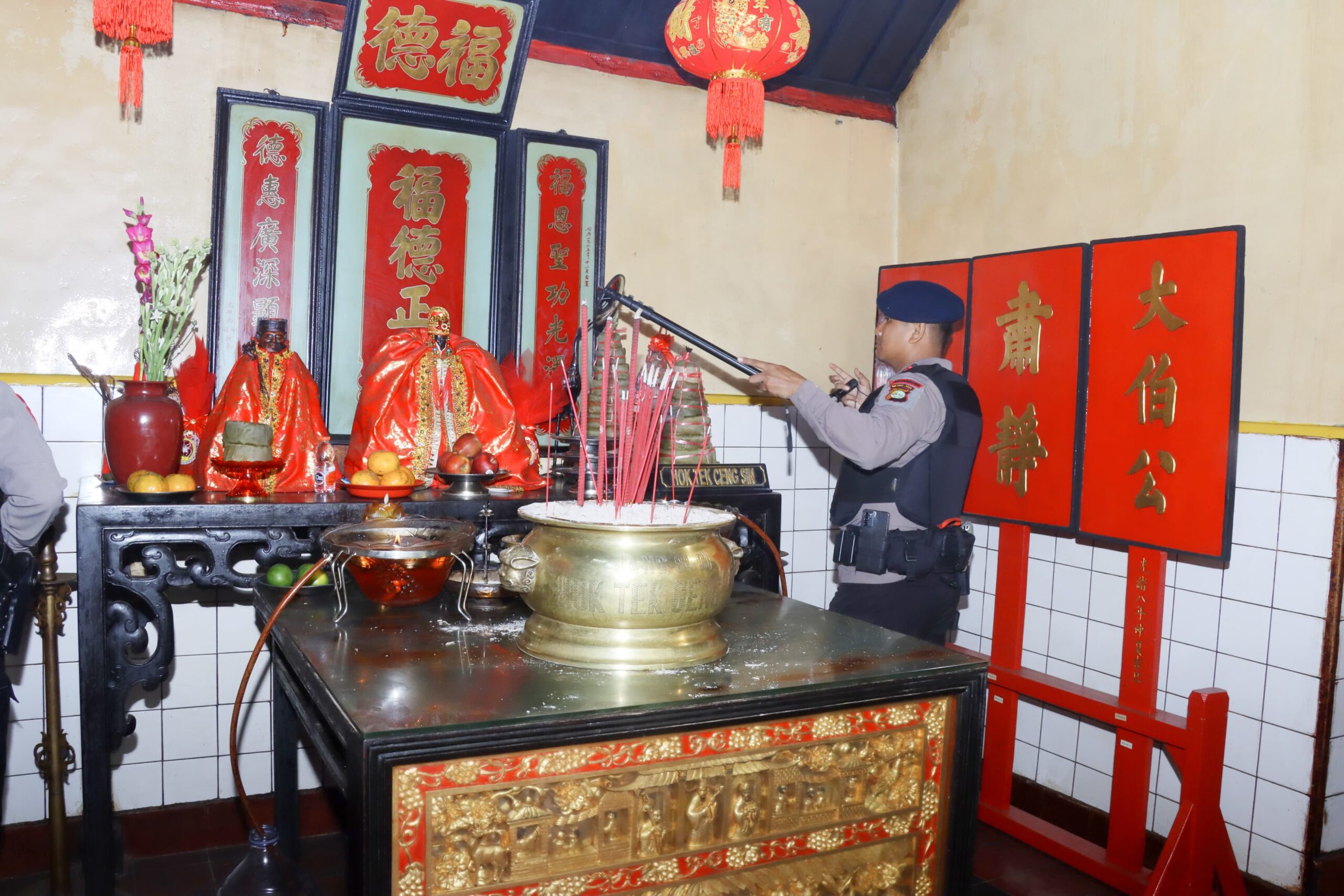 Perayaan Imlek 2576/2025 di Kota Tangerang Diamankan Tim Jibom dan 347 Personel Gabungan