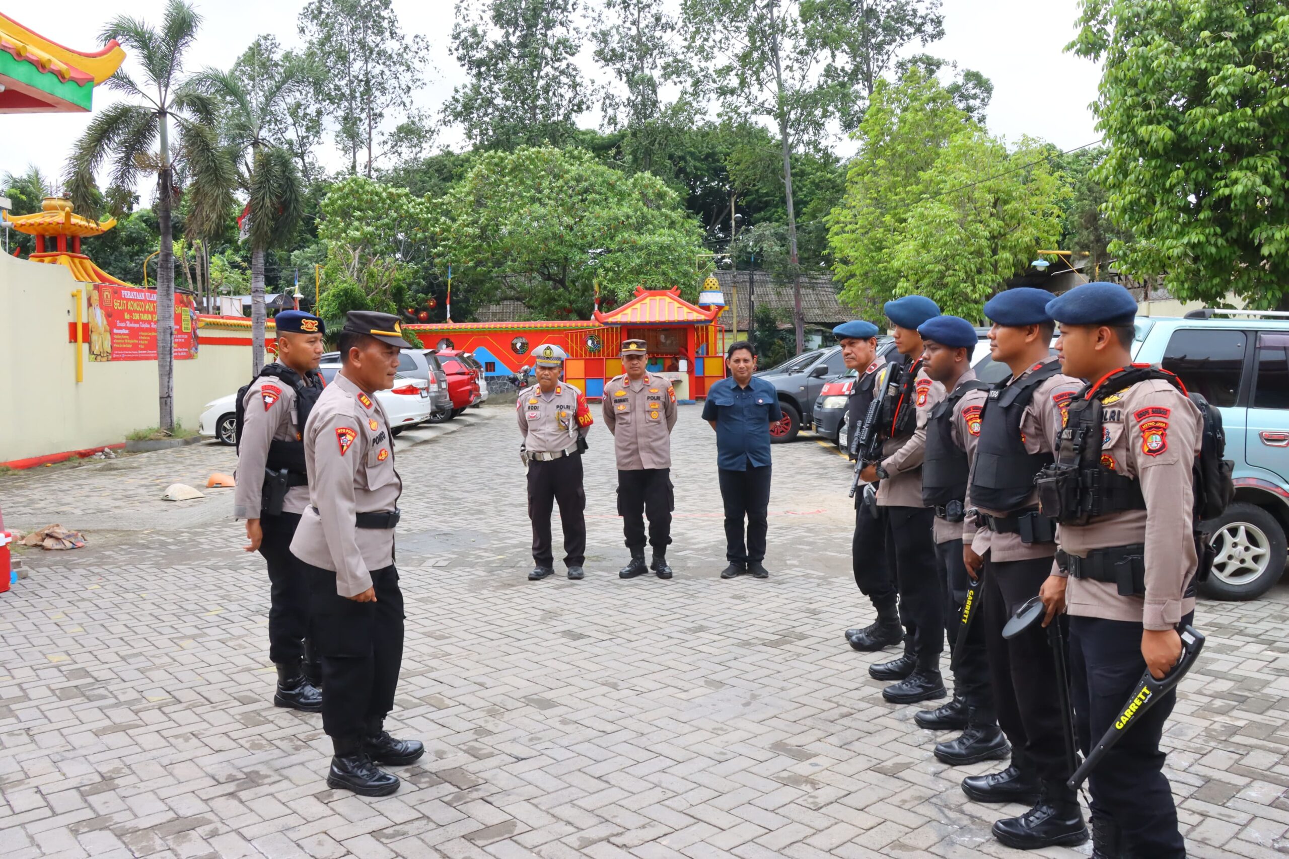  Perayaan Imlek 2576/2025 di Kota Tangerang Diamankan Tim Jibom dan 347 Personel Gabungan