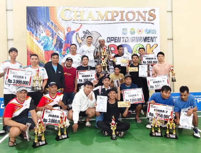 Turnamen Badminton Otodidak Tangerang Sukses Digelar, Ini Pemenangnya