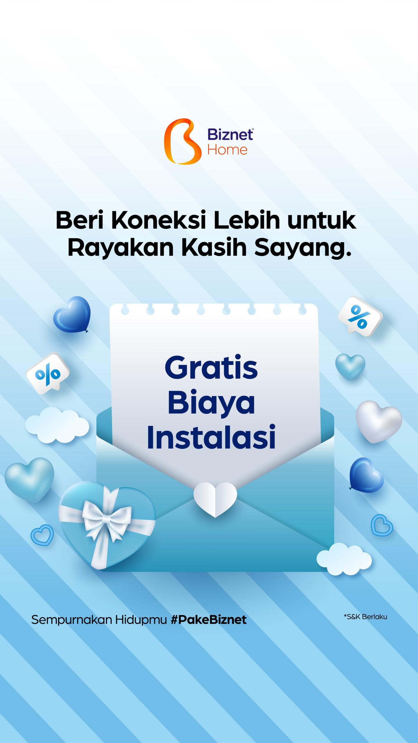 Hari Kasih Sayang, Biznet Hadirkan Promo Cinta Gratis Instalasi, Yuk Cek Infonya Hari Kasih Sayang, Biznet Hadirkan Promo Cinta Gratis Instalasi, Yuk Cek Infonya
