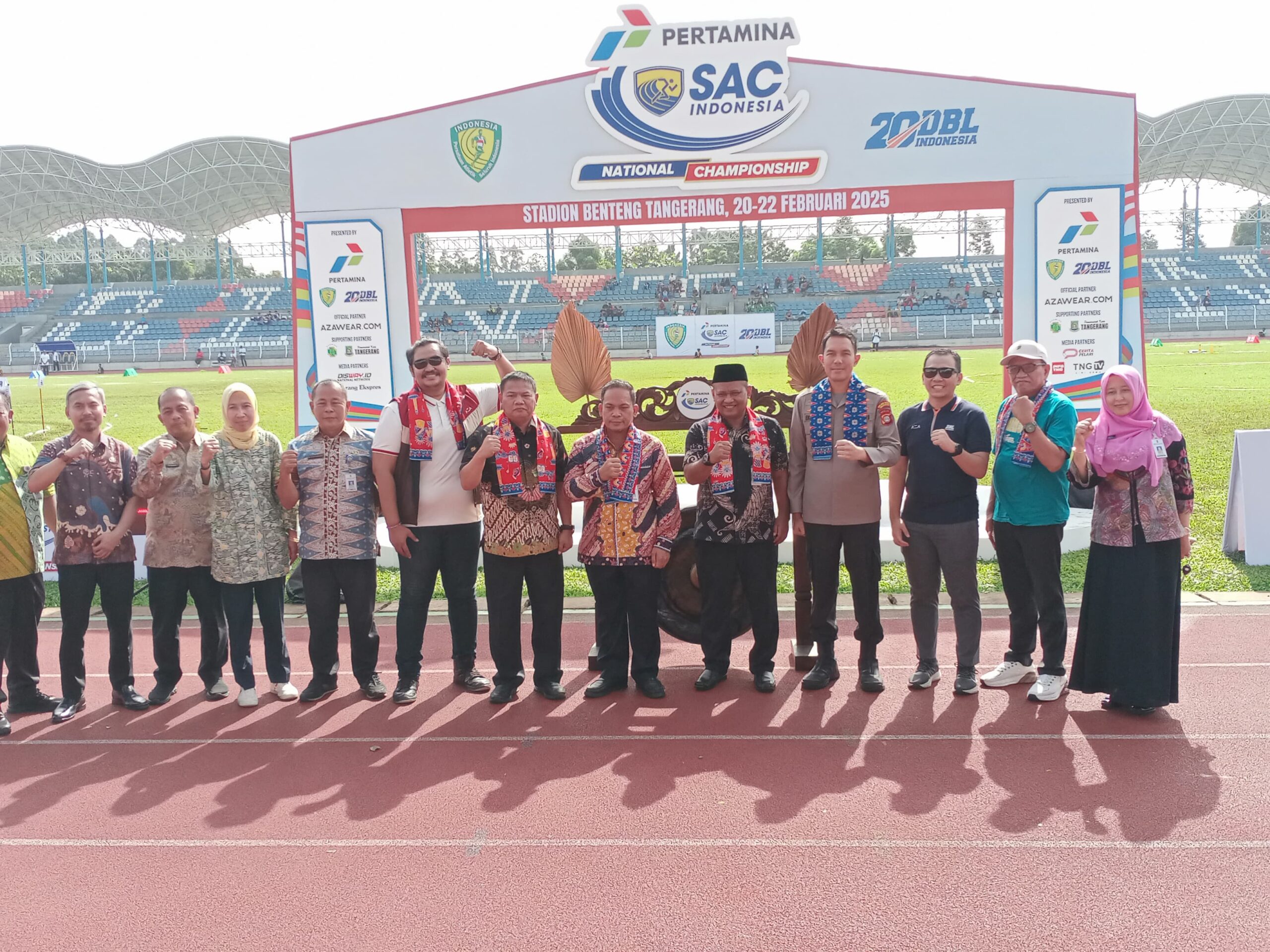 3.500 Atlet Bertanding dalam Kejuaraan Nasional SAC Indonesia di Stadion Benteng Reborn