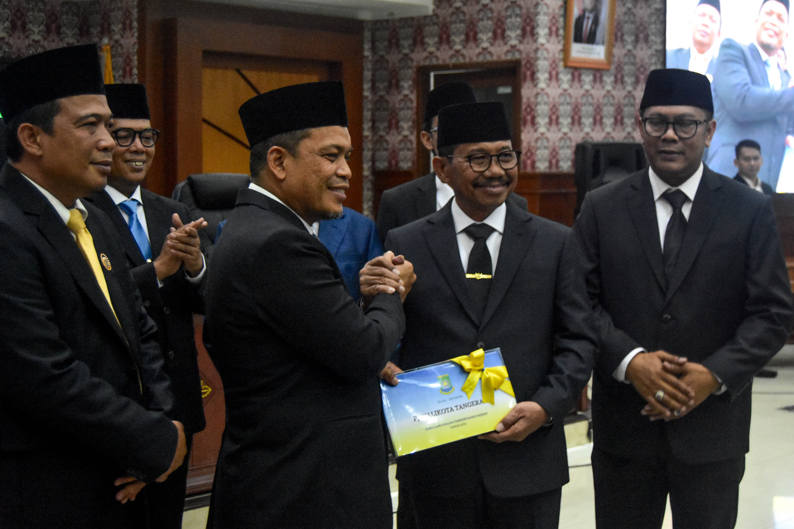FOTO : Sachrudin Perdana Sampaikan Sambutan Resmi Sebagai Wali Kota Tangerang