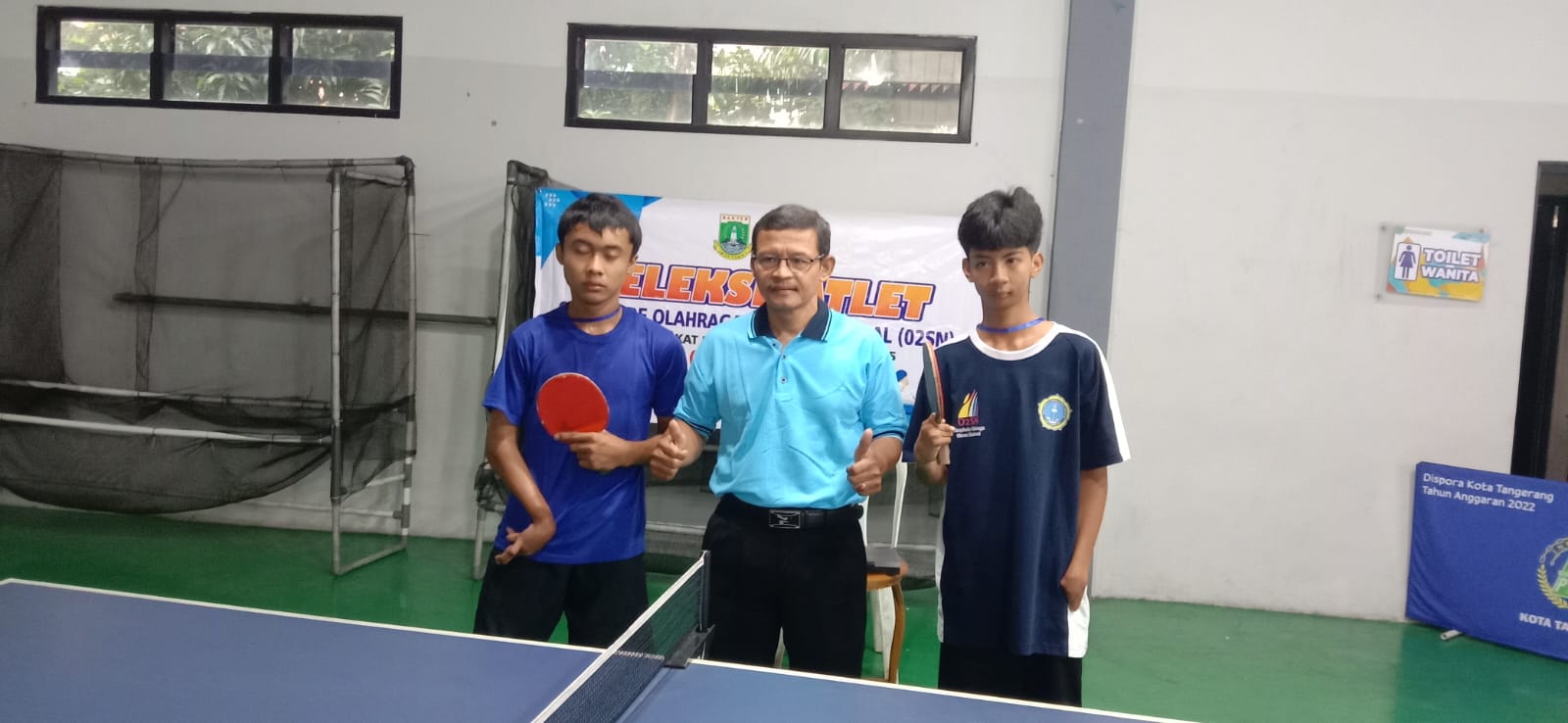 Dafi Darmawan Raih Emas O2SN PDBK 2025 di Cabor Tenis Meja Awas