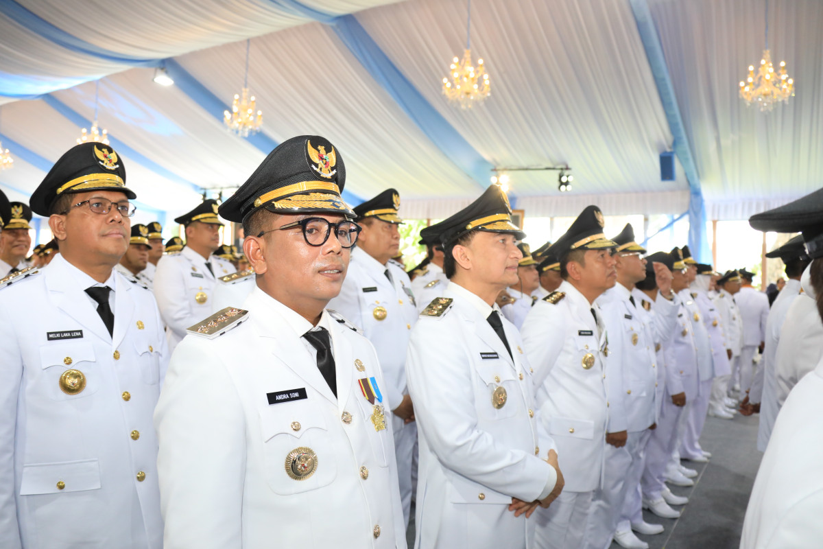 Gubernur Andra Soni dan Wagub Dimyati Resmi Dilantik Presiden Prabowo
