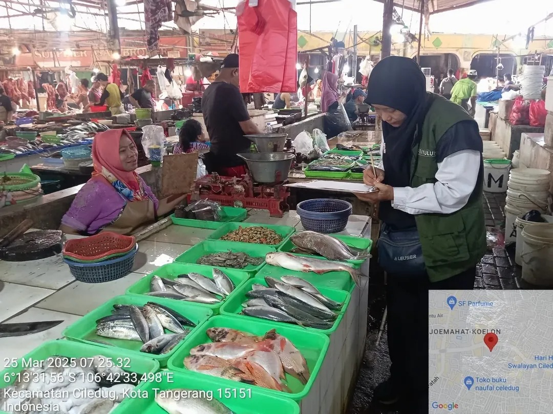 Jelang Idulfitri, Pemkot Tangerang Pantau Harga Pangan Pokok di Pasar Tradisional