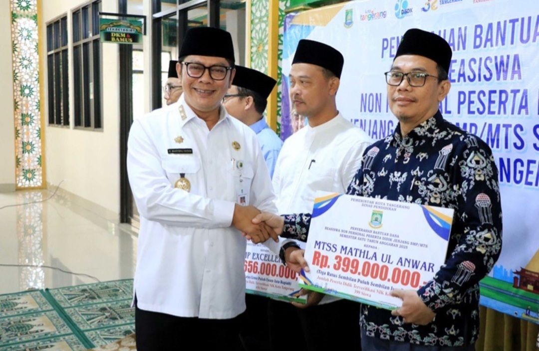 Gampang Sekolah, Pemkot Tangerang Salurkan Bantuan Pendidikan ke Sekolah Swasta