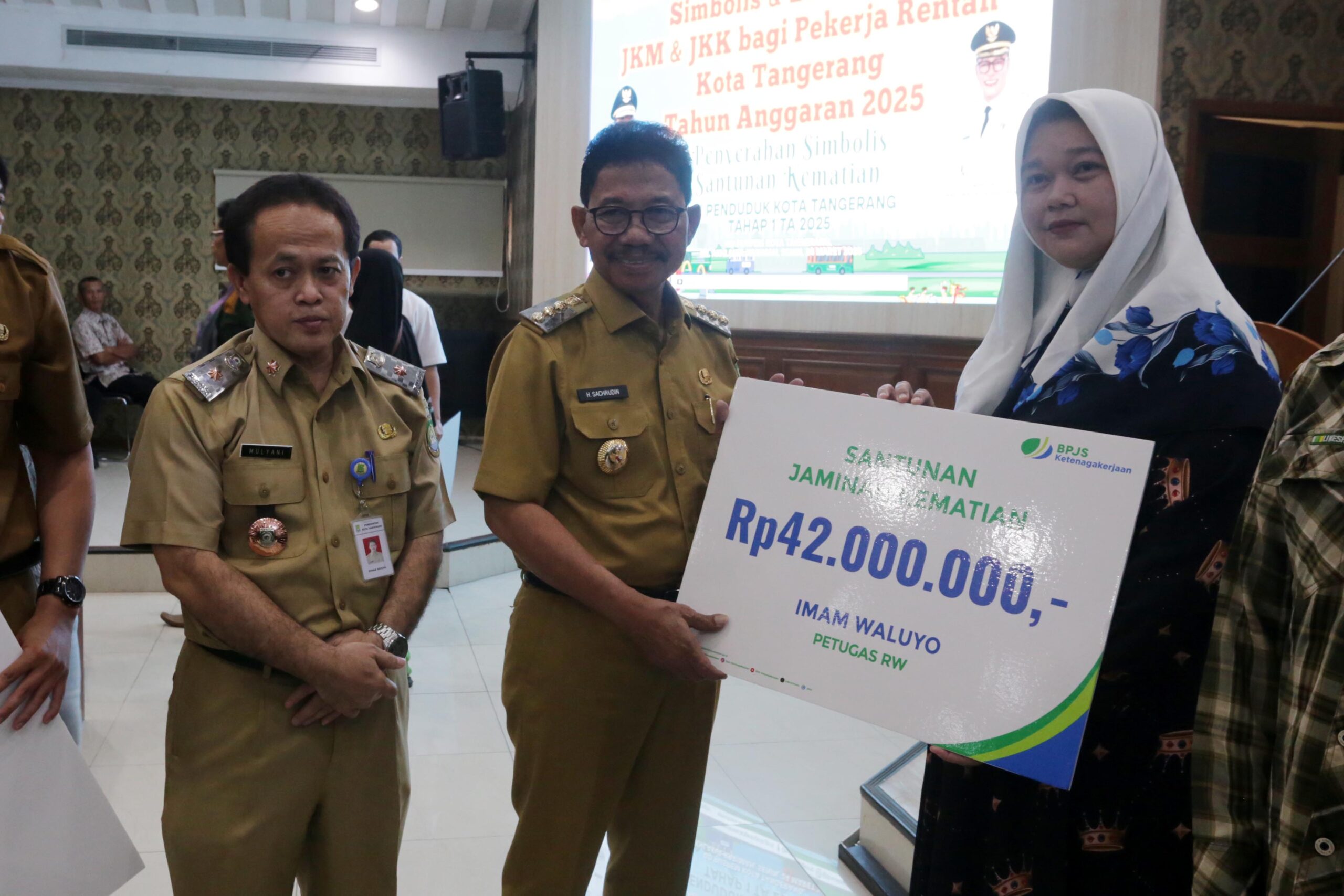 Rp999 Juta Dialokasikan untuk Perlindungan 5.952 Pekerja Rentan di Kota Tangerang