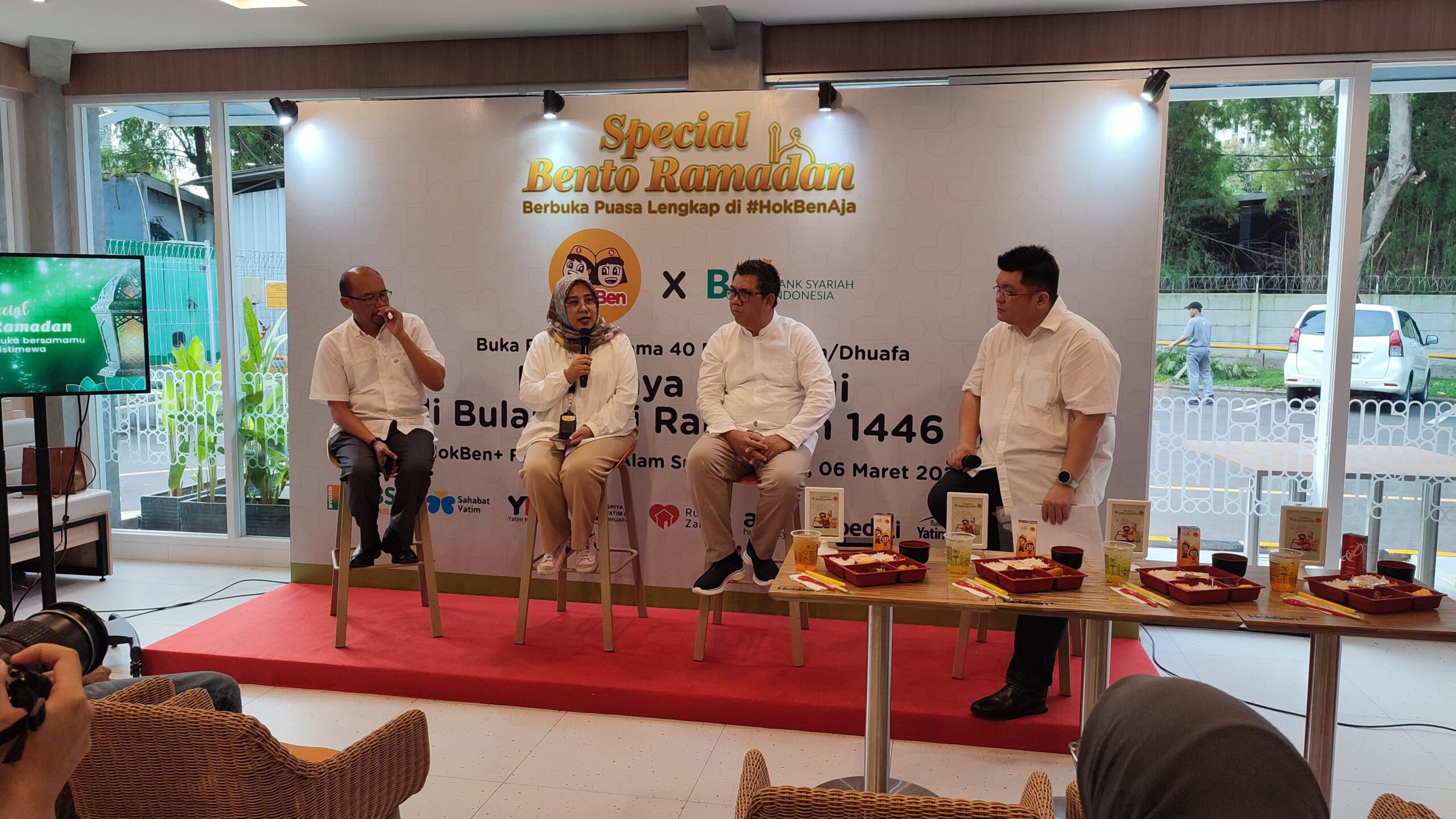 Program Sosial HokBen dan BSI untuk Anak Yatim dan Dhuafa