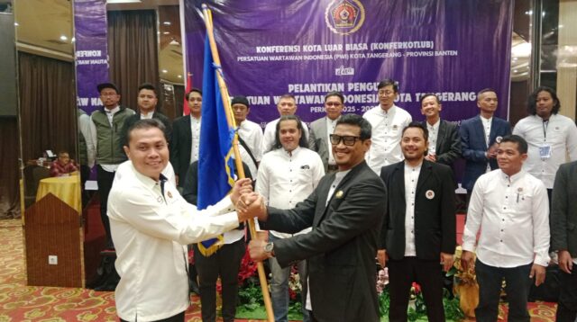 Andre Sumanegera Resmi Pimpin PWI Kota Tangerang Periode 2025-2028