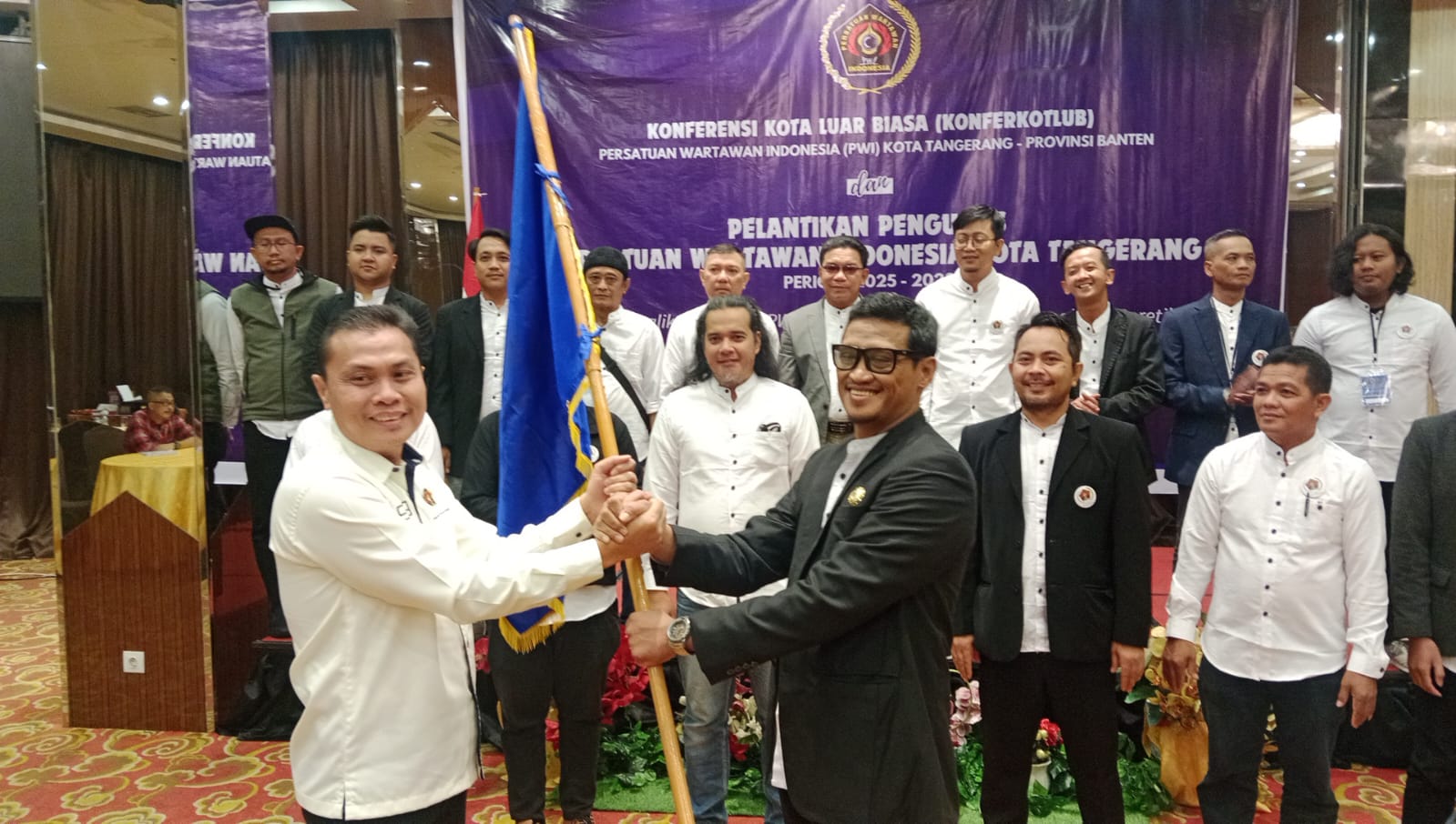 Andre Sumanegera Resmi Pimpin PWI Kota Tangerang Periode 2025-2028