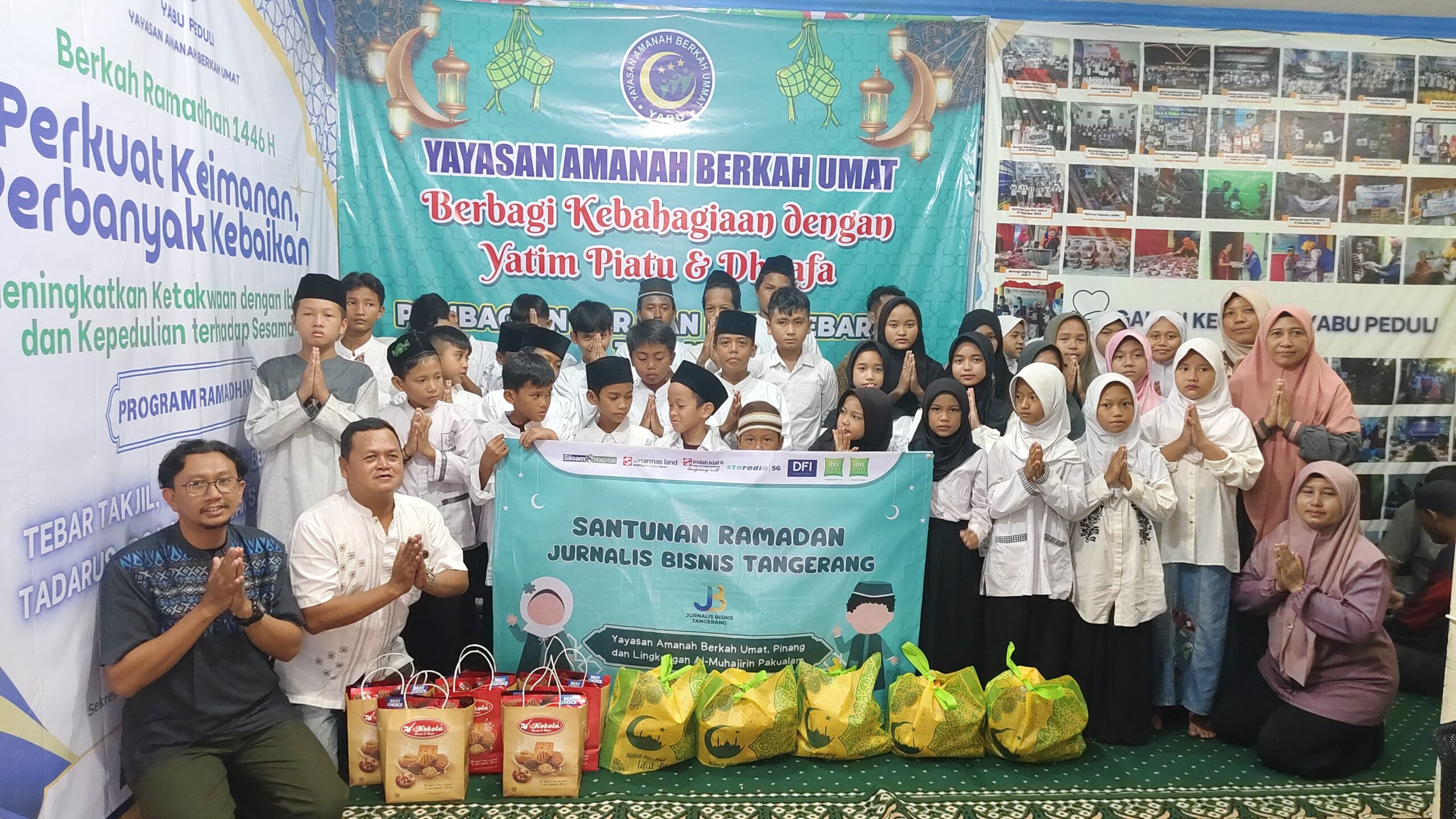 Jurnalis Bisnis Tangerang Santuni Anak Yatim & Dhuafa